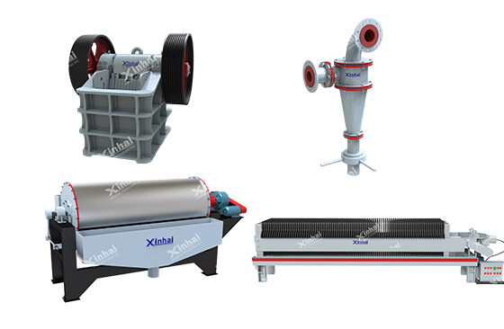 Jaw crushers-Hydrocyclones-Magnetic separators-Filter presses.jpg Jaw crushers-Hydrocyclones-Magnetic separators-Filter presses.jpg